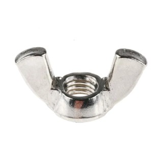 RS PRO 36 mm Bright Zinc Stainless Steel Wingnut, M8 248-4359