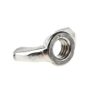 RS PRO 36 mm Bright Zinc Stainless Steel Wingnut, M8 248-4359