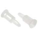 Essentra Nylon Studded Fixing PCB Spacer for 4 mm PCB Hole, M4 Thread Size, 10 mm Threaded Stud Length SFCBS M4 12M 01