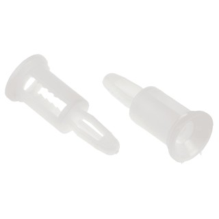 Essentra Nylon Studded Fixing PCB Spacer for 4 mm PCB Hole, M4 Thread Size, 10 mm Threaded Stud Length SFCBS M4 12M 01