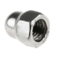 RS PRO Plain Stainless Steel Hex Nut M5, DIN 1587 248-4400