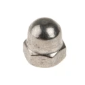 RS PRO Plain Stainless Steel Hex Nut M4, DIN 1587 248-4393