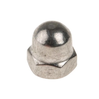 RS PRO Plain Stainless Steel Hex Nut M4, DIN 1587 248-4393