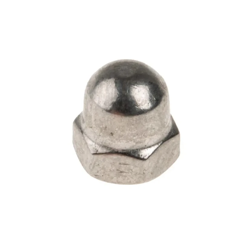 RS PRO Plain Stainless Steel Hex Nut M4, DIN 1587 248-4393
