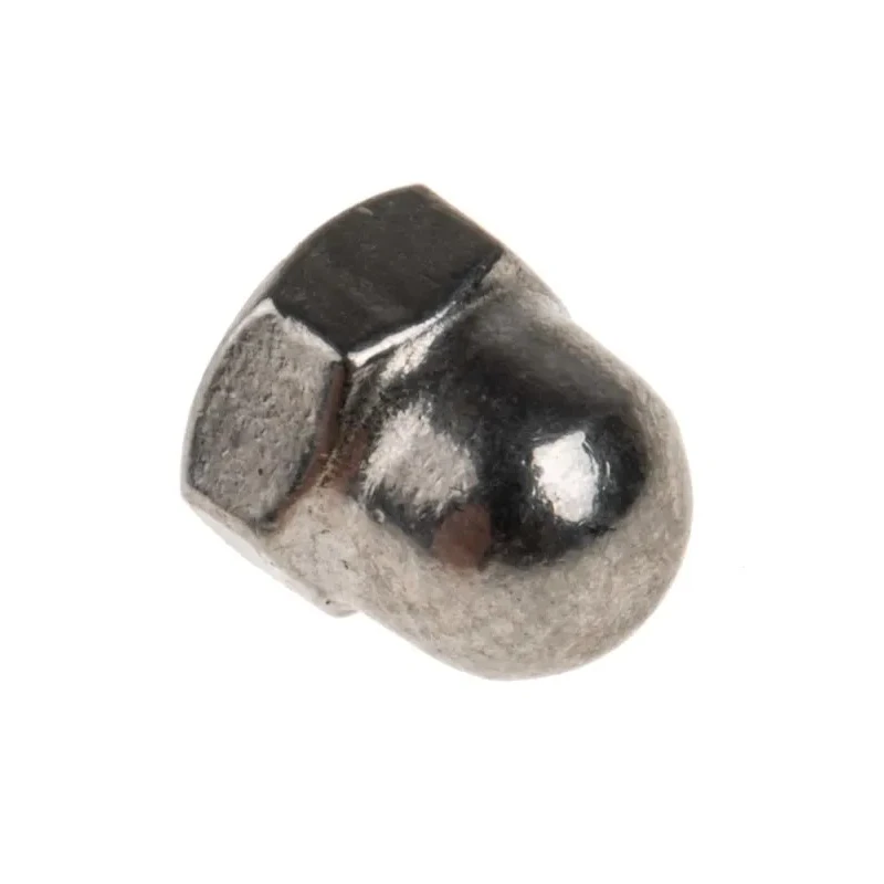 RS PRO Plain Stainless Steel Hex Nut M4, DIN 1587 248-4393