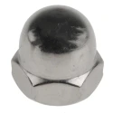 RS PRO Plain Stainless Steel Hex Nut M10, DIN 1587 248-4438