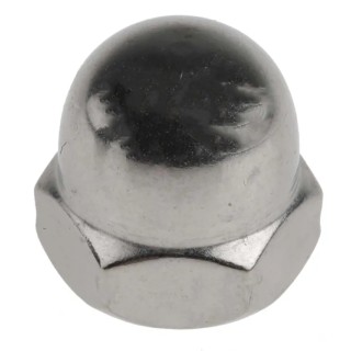 RS PRO Plain Stainless Steel Hex Nut M10, DIN 1587 248-4438