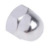 RS PRO Bright Zinc Stainless Steel Dome Nut Metric M10 DIN 1587 A4 Grade Right Hand Thread 18mm Height 248-4517