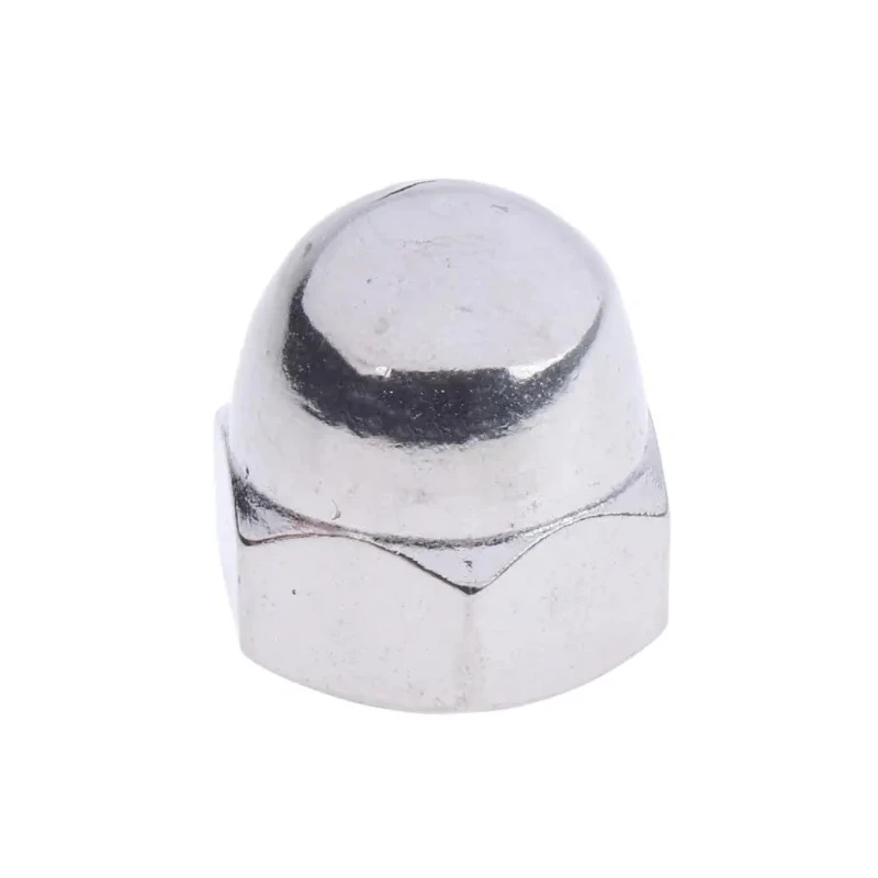 RS PRO Bright Zinc Stainless Steel Dome Nut Metric M10 DIN 1587 A4 Grade Right Hand Thread 18mm Height 248-4517