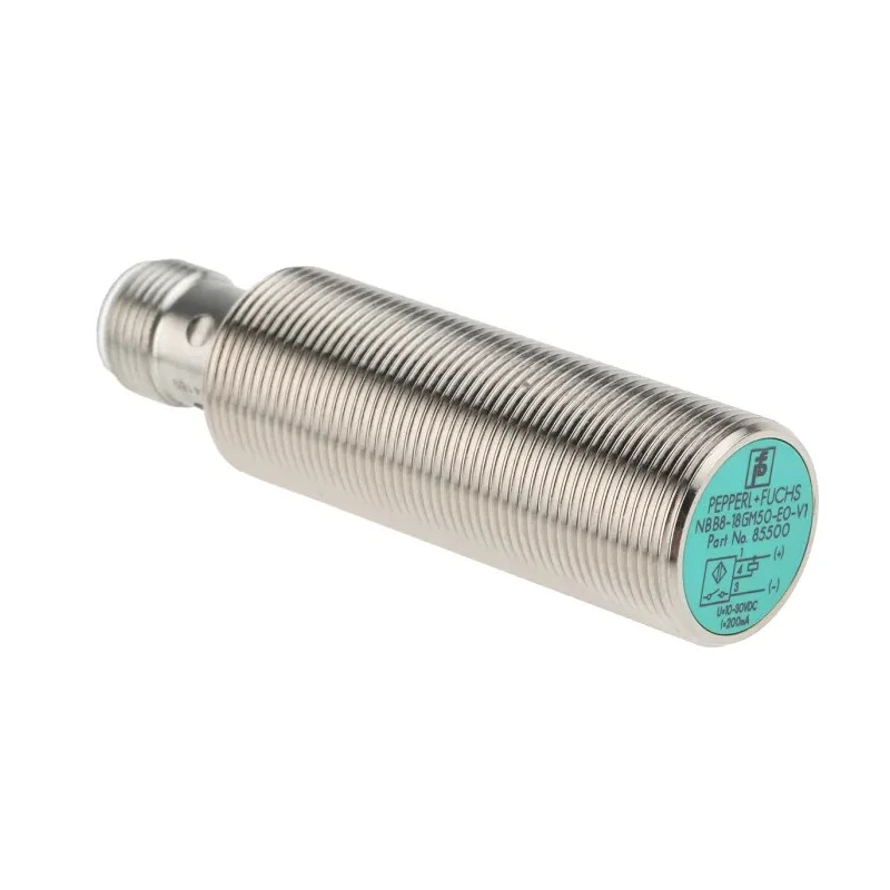 NEUTRAL Threaded Barrel Inductive Proximity Sensor M18 NPN 36 V DC 200 mA 8 mm Detection NBB8-18GM50-E0-V1