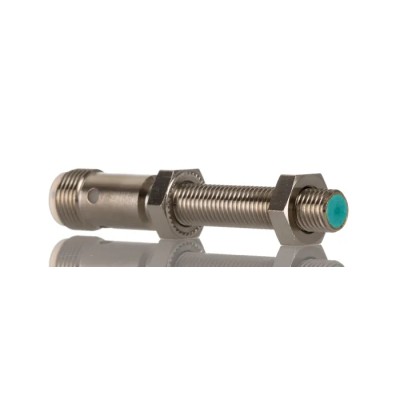 Turck Threaded Barrel Inductive Proximity Sensor, M8, PNP Output, 3 V Supply, 2 mm Detection Distance, 30 V NBB2-8GM40-E2-V1
