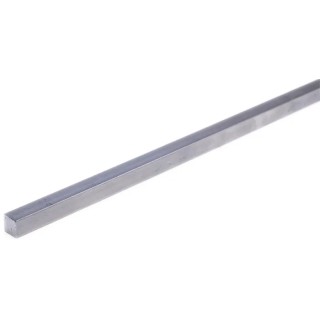 RS PRO Square Bar Metal Bar 16mm Width x 16mm Height x 304mm Length United Kingdom 550MPa Tensile Strength 681-564