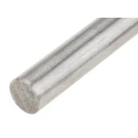 RS PRO Silver Steel Metal Rod 12 mm Diameter, 330 mm Length 682-090