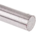 RS PRO Silver Steel Metal Rod 12 mm Diameter, 330 mm Length 682-090
