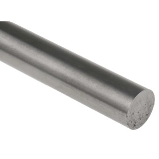 RS PRO Silver Steel Metal Rod 15 mm Diameter, 330 mm Length 682-107