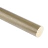 RS PRO Brass Metal Rod 21 mm Diameter, 500 mm Length 682-674