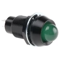 Marl Panel Mount LED Indicator Green Lens 12.7 mm Mount Hole Size Solder Tab Termination IP67 651-114-76