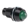 Marl Panel Mount LED Indicator Green Lens 12.7 mm Mount Hole Size Solder Tab Termination IP67 651-114-76