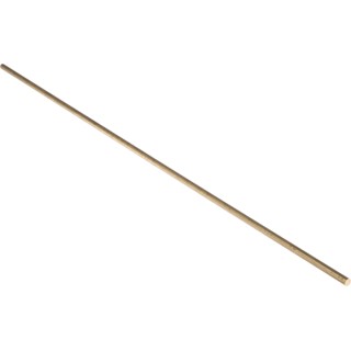 RS PRO Brass Metal Rod 6 mm Diameter, 500 mm Length, Hardness 130 to 150 HV, Thermal Conductivity 123 W/mK 682-630