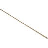 RS PRO Brass Metal Rod 6 mm Diameter, 500 mm Length, Hardness 130 to 150 HV, Thermal Conductivity 123 W/mK 682-630