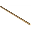 RS PRO Brass Metal Rod 6 mm Diameter, 500 mm Length, Hardness 130 to 150 HV, Thermal Conductivity 123 W/mK 682-630