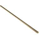 RS PRO Brass Metal Rod 12 mm Diameter, 500 mm Length, Hardness 130-150 HV, Thermal Conductivity 123 W/mK, Model 682-646