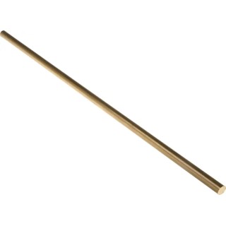 RS PRO Brass Metal Rod 12 mm Diameter, 500 mm Length, Hardness 130-150 HV, Thermal Conductivity 123 W/mK, Model 682-646