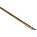 RS PRO Brass Metal Rod 12 mm Diameter, 500 mm Length, Hardness 130-150 HV, Thermal Conductivity 123 W/mK, Model 682-646