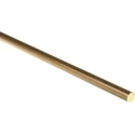 RS PRO Brass Metal Rod 12 mm Diameter, 500 mm Length, Hardness 130-150 HV, Thermal Conductivity 123 W/mK, Model 682-646
