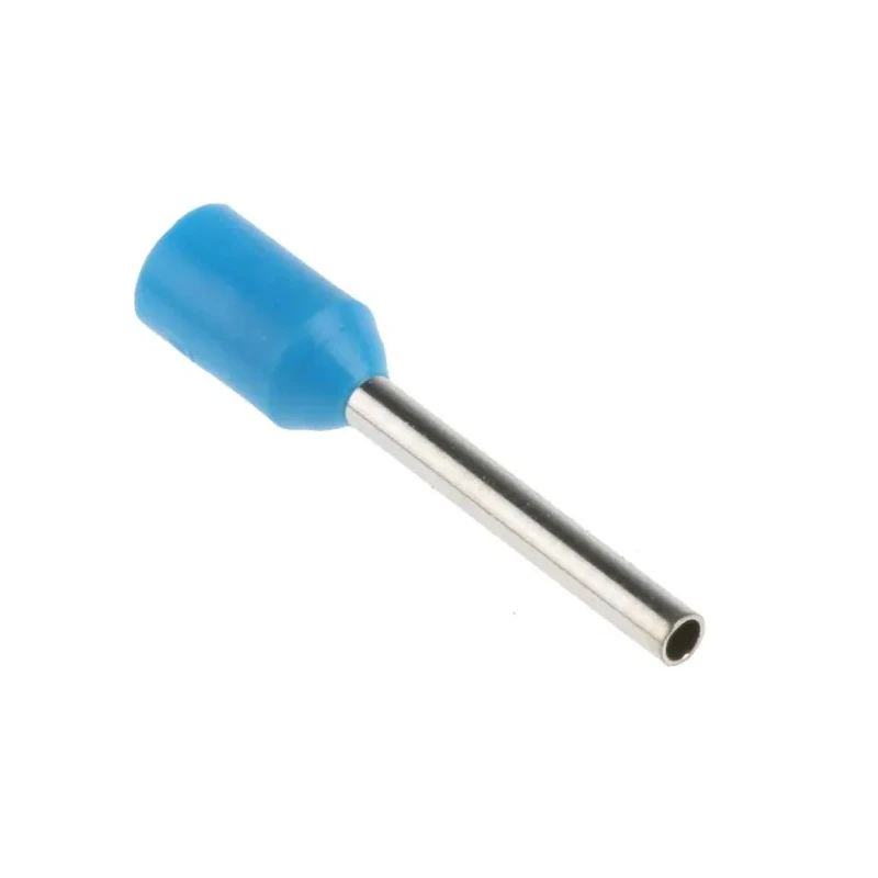RS PRO Insulated Crimp Bootlace Ferrule 12 mm Pin Length 1.5 mm Pin Diameter Blue 18 AWG 250-3422