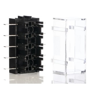 Littelfuse 15A ATO Screw Blade Fuse Block Panel Mount Thermoplastic Body 32V 03500417TXN