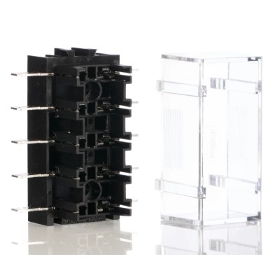 Littelfuse 15A ATO Screw Blade Fuse Block Panel Mount Thermoplastic Body 32V 03500417TXN