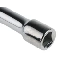 Facom 1/4 in Square Drive Chrome Steel Extension Bar Socket 100mm Overall R.210