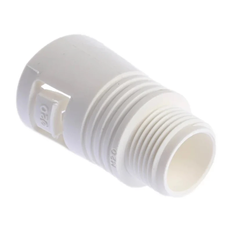 Adaptaflex Conduit Fitting Tin Coated Copper, 20 mm Nominal Size, M20 Thread, Polyamide 7TCA296140R0019 KF20/M20/A/W