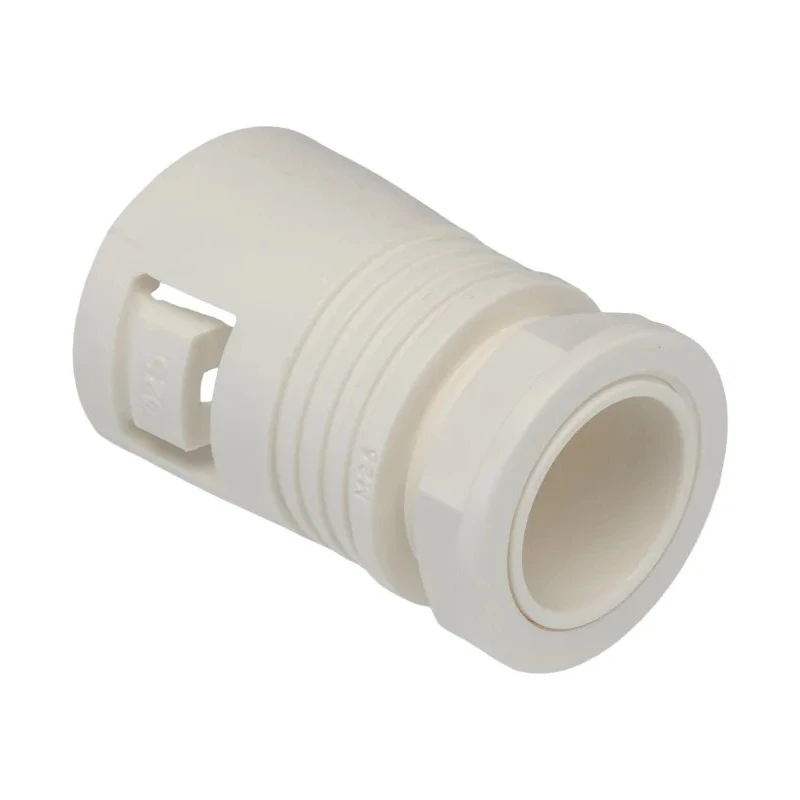 Adaptaflex Polyamide Conduit Fitting 25 mm Nominal Size, M25 Thread, White, IP65 Rated 7TCA296140R0025 KF25/M25/A/W