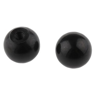 RS PRO Black Duroplast Ball Clamping Knob M4 Threaded Hole 16 mm Diameter 15 mm Thread Length 686-008