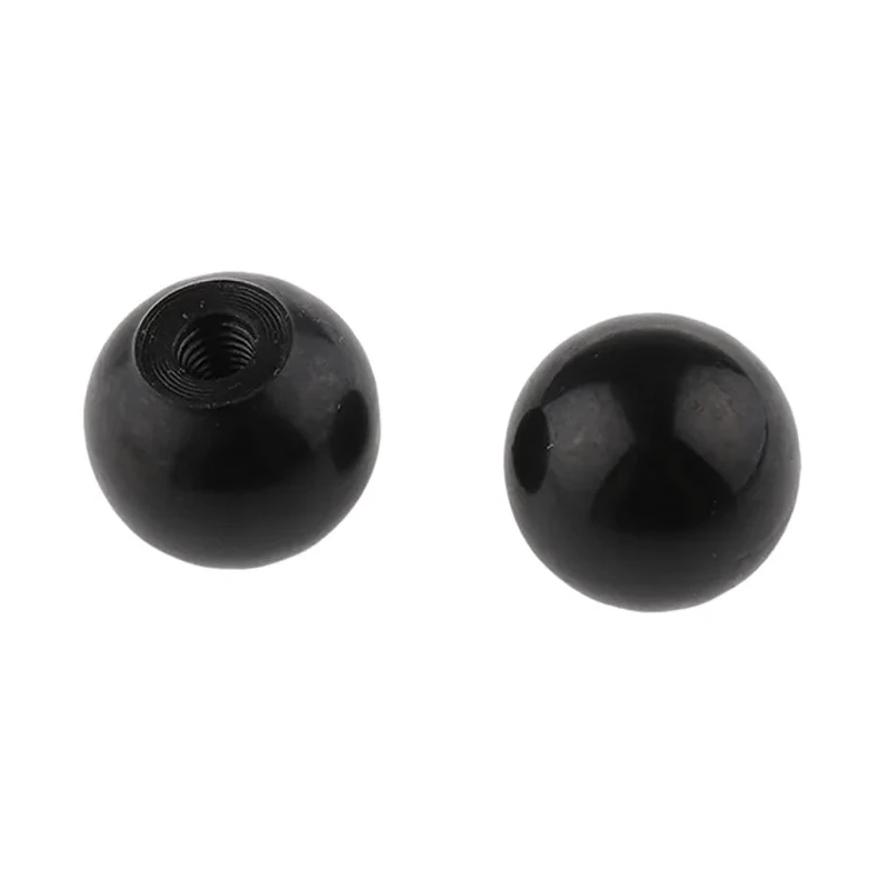 RS PRO Black Duroplast Ball Clamping Knob M4 Threaded Hole 16 mm Diameter 15 mm Thread Length 686-008