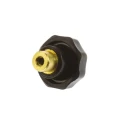 RS PRO Black Multiple Lobes Clamping Knob M5 Threaded Hole 32 mm Diameter 7.5mm Thread Length 686-159