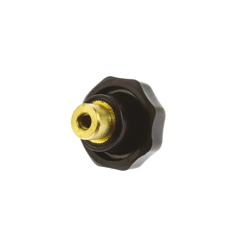 RS PRO Black Multiple Lobes Clamping Knob M5 Threaded Hole 32 mm Diameter 7.5mm Thread Length 686-159
