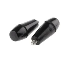 RS PRO Steel Tapered Handle Thread Size M5 x 5 mm, Wood Reinforced Phenolic Handle, Steel Shaft, Black Finish 686-200