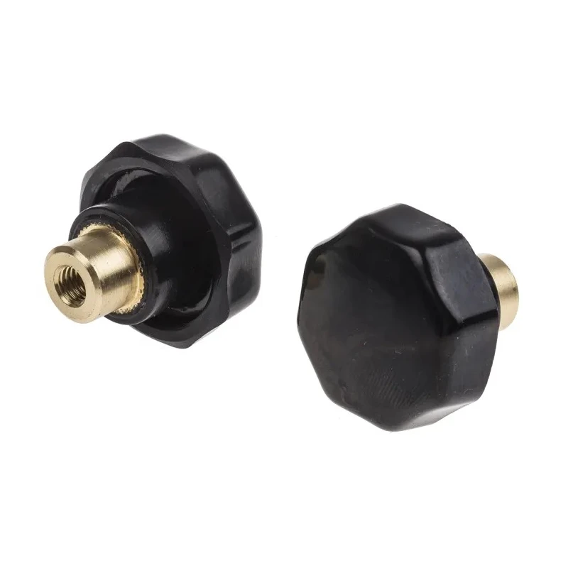 RS PRO Black Multiple Lobes Clamping Knob M6 Threaded Hole 32 mm Diameter 9 mm Thread Length 686-165