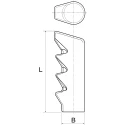 RS PRO Black Plastic Hand Grip 85 mm 686-749