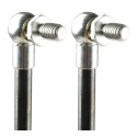 RS PRO Steel Gas Strut with Ball & Socket Joint, 464 mm Extended Length, 200 mm Stroke Length SWY8060600057