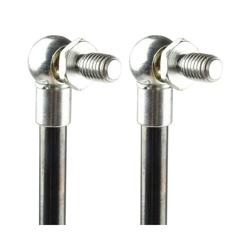 RS PRO Steel Gas Strut with Ball & Socket Joint, 464 mm Extended Length, 200 mm Stroke Length SWY8060600057