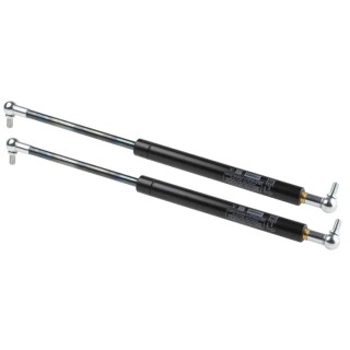 RS PRO Steel Gas Strut with Ball & Socket Joint, 480mm Extended Length, 200mm Stroke Length SWV4101000018