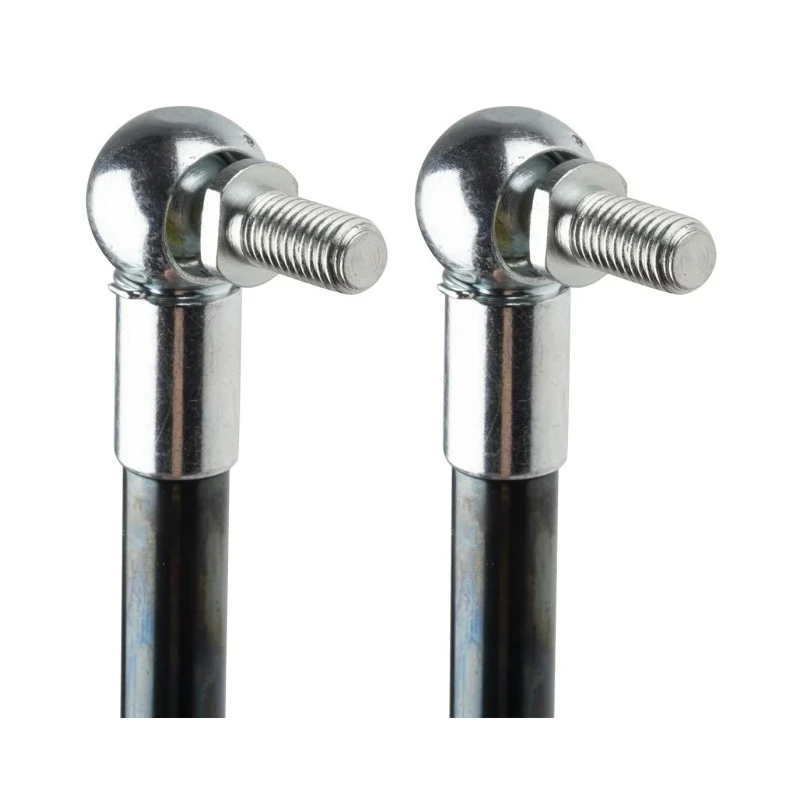 RS PRO Steel Gas Strut with Ball & Socket Joint, 480mm Extended Length, 200mm Stroke Length SWV4101000018