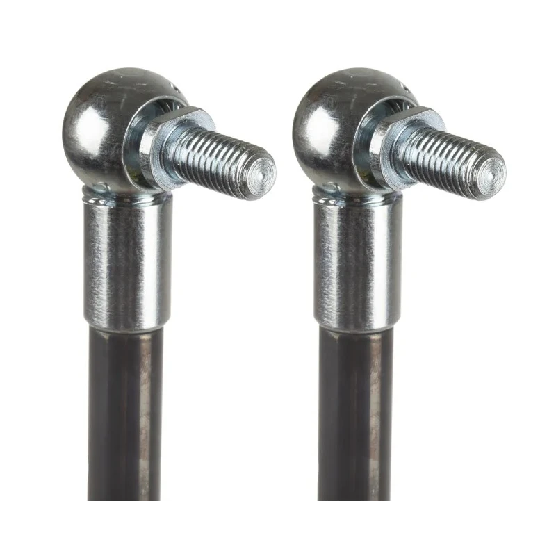 RS PRO Steel Gas Strut with Ball & Socket Joint 880 mm Extended Length 400 mm Stroke Length SWV4101000020