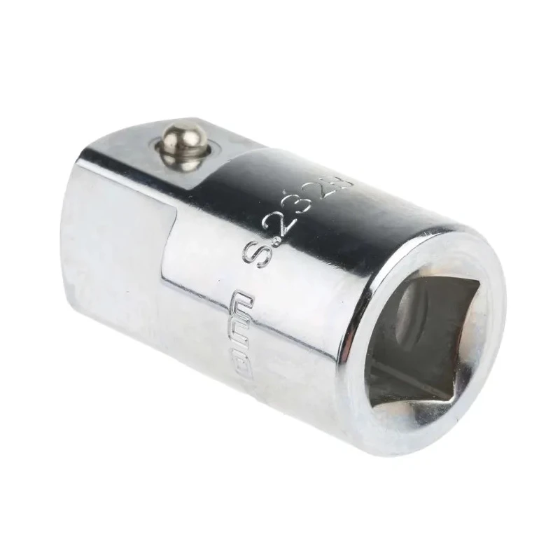 Facom 1/2 in Square Coupler Socket Chrome Finish Steel 49mm Overall S.232B