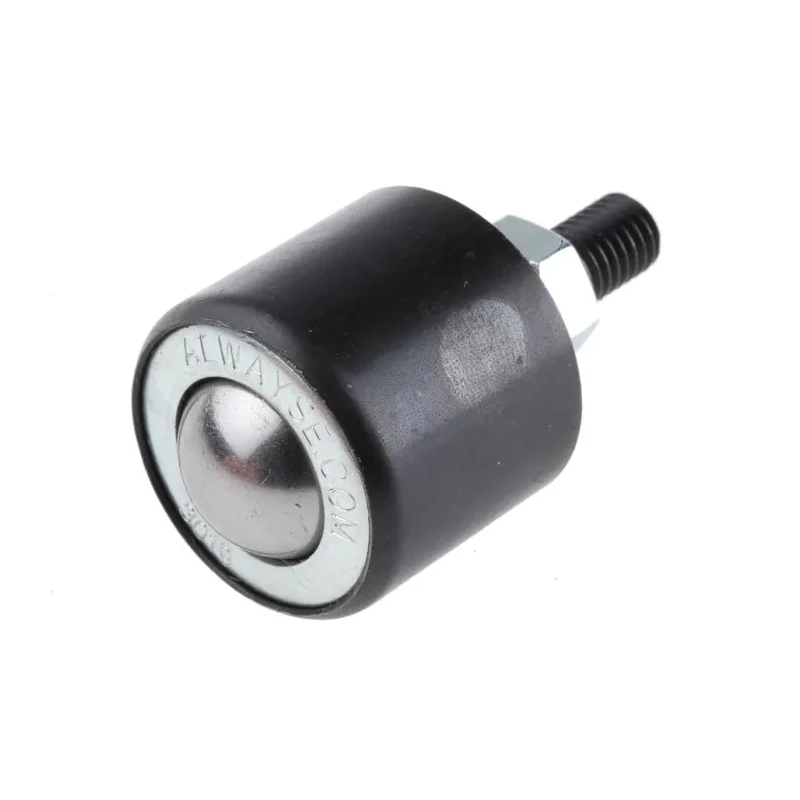 ALWAYSE Ball Transfer Unit with 19 mm Ball Diameter, Stud Mount, 500kg Load Capacity, Solid Steel Case 301923