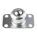 ALWAYSE Ball Transfer Unit with 19 mm Diameter Steel 4-Hole Flange Mount 65.1mm x 38mm 300513